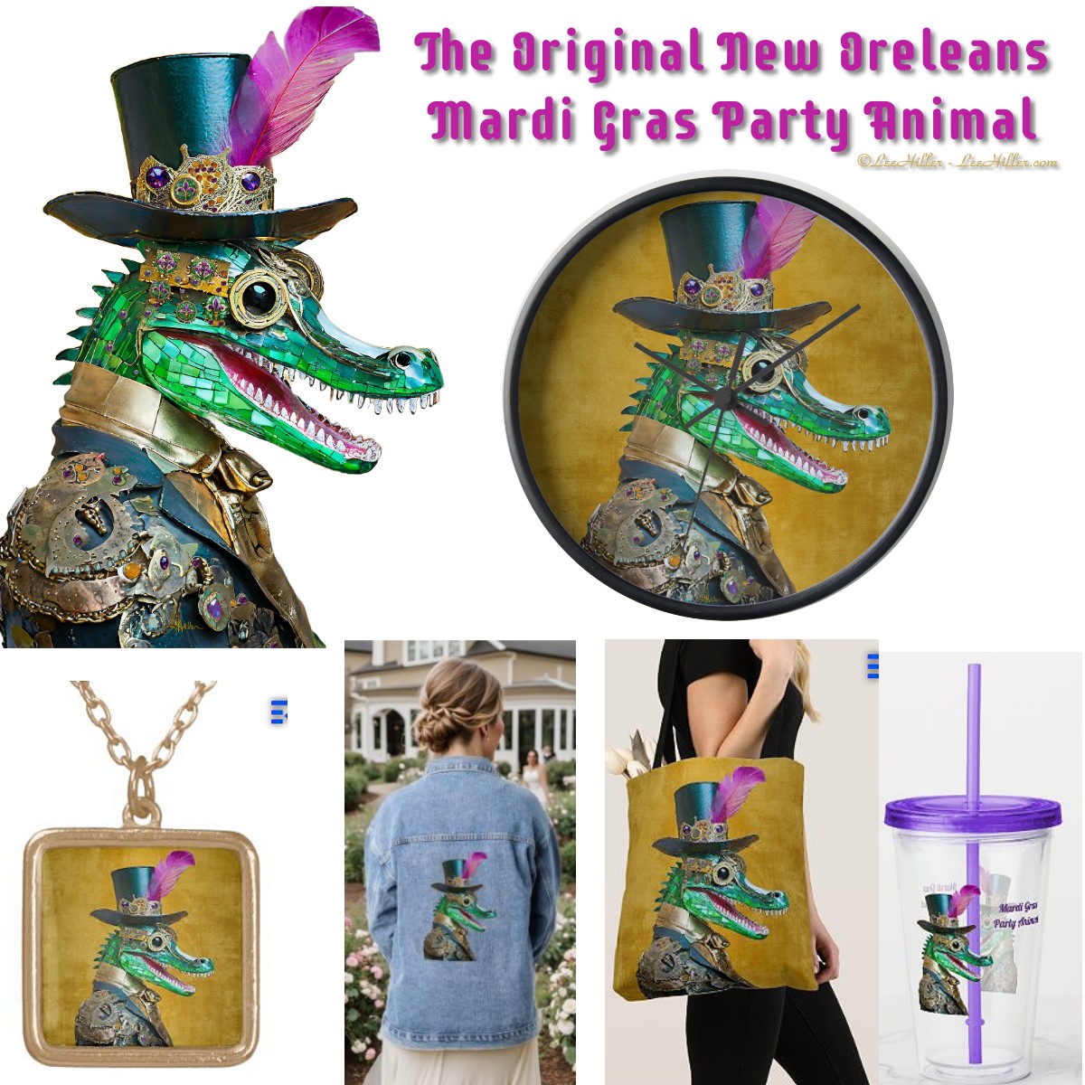 ✨🃏🎭🎉⚜👑⚜🎉🎭🃏✨
Who is the Original NOLA Party Animal?
zazzle.com/collections/11…

#Alligator #PartyAnimal #MardiGras #homedecor #giftideas #MardiGras2025 #partysupplies #MardiGrasParty #MardiGraCrew #NOLA #wallclock #clock #necklace #jacket #totebag #tumbler