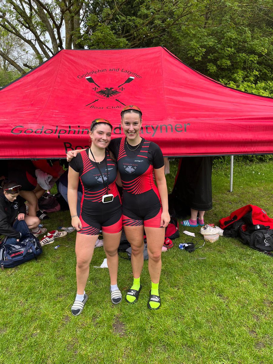 And our WJ 2x take 🥈 @regattaresults Wallingford Regatta 2024. Fantastic sculling! 🔴⚫️🐬 @GandLSchool @GandLSport