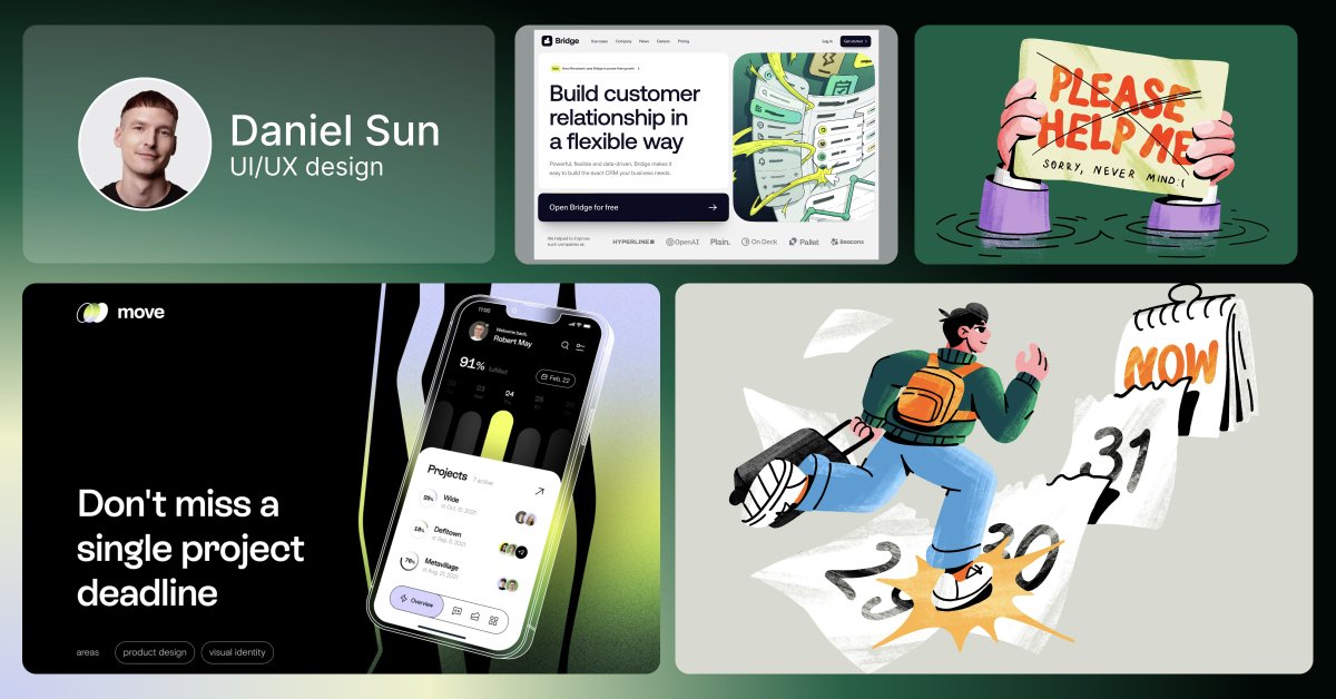 📁 Discover a Creator #2

Featured today: <a href="/danielsun_ui/">Daniel Sun</a>, our talented UI/UX Designer!

 #uiuxdesign