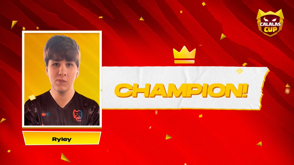 🥳@RyIey42 IS THE NEW CHAMPION OF THE CALALAS CUP 🥇After many epic matches, the @SKCalalas player managed to beat Tourist in the Grand Final