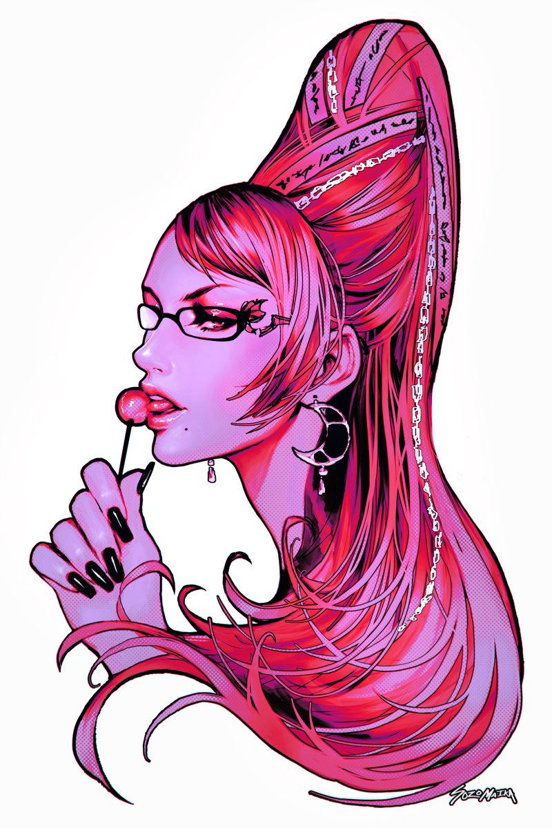 Some throwback Bayonetta art