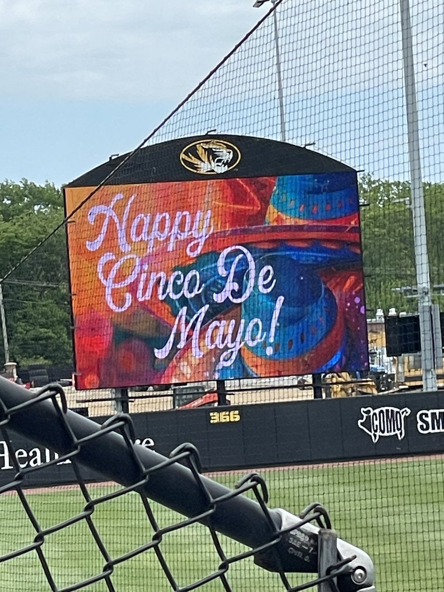 Happy Cinco De Mayo from Taylor Stadium!!! #MIZ #MizzouNow