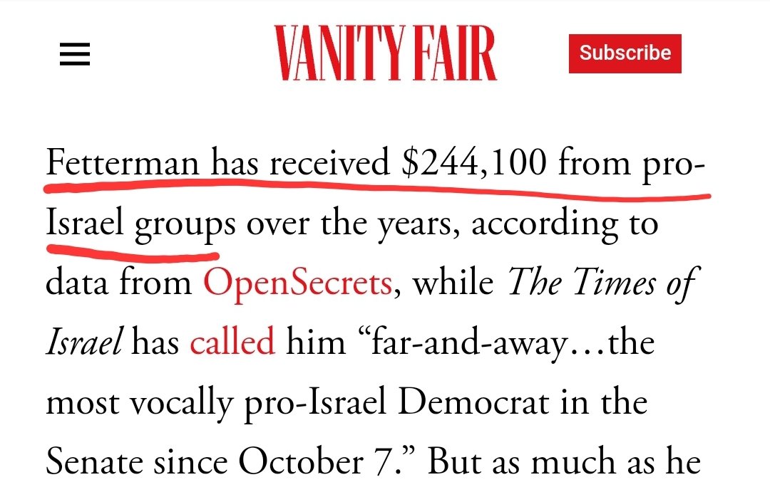 Fetterman, a strident Israel supporter who suggests pro-Palestine campus protesters may have been paid for their political positions, has been paid $244,100 by pro-Israel groups