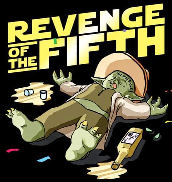 Attention Jedi scum:
The fourth is no longer with you ... today is 'Revenge of the Fifth'!!!

#May5th #5thOfMay
#FifthOfMay
#RevengeOfTheFifth
#Jedi #JediKnight #JediScum
#StarWars #TheForce
#TheForceIsStrong
#MayTheForceBeWithYou
#DarkSide #ComeToTheDarkSide