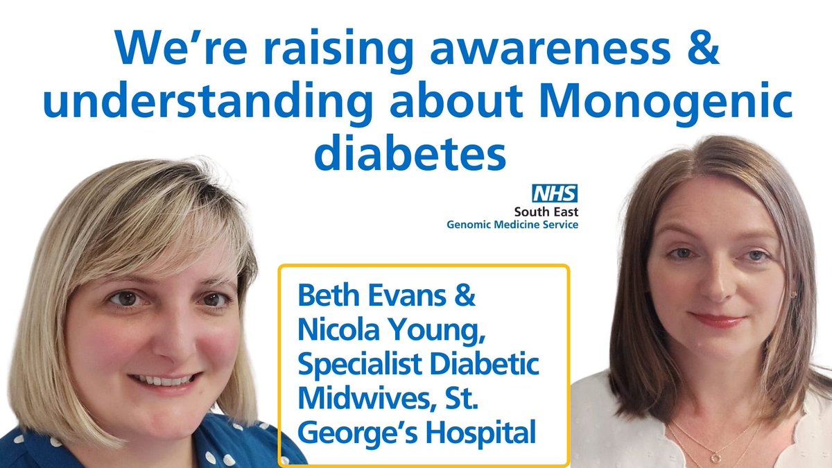 In celebration of all the amazing midwives who are embracing genomics to benefit their patients, thank you!! Here is Nicola & Beth, both specialist diabetic midwives who are using genomics to identify monogenic diabetes. Read about them & more midwives bit.ly/3y9ckYz