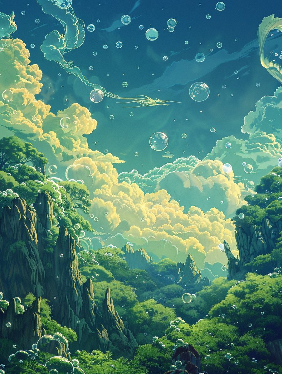 Bubble Landscape