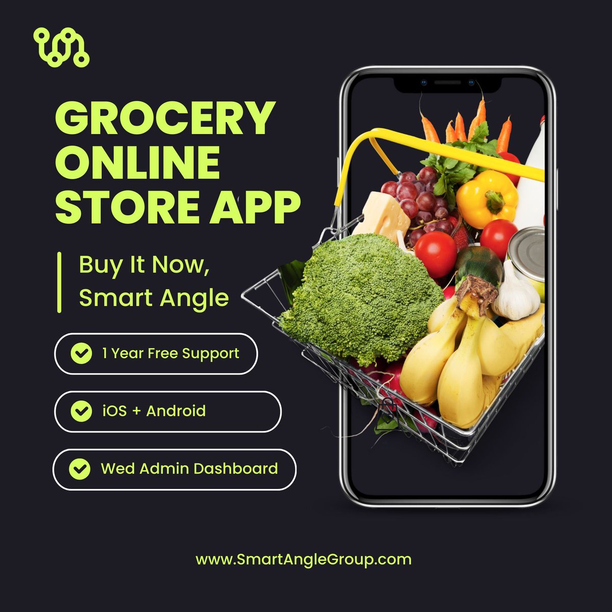 Struggling with inventory, staffing, or reaching new customers?  Smart Angle builds custom grocery shopping apps that boost sales, streamline operations, &amp; keep shelves stocked.  Stop managing chaos, start thriving.

#GroceryStoreTech #EmpowerYourStore 

SmartAngleGroup.com