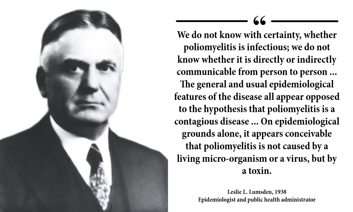 Aldhissla45's tweet image. STARTLING REVELATIONS from a polio epidemiologist published in a peer-reviewed journal:

The epidemiology was all opposed to the idea that polio was infectious and contagious.

Instead, poison as causative agent was conceivable.

Sorry virus believers 😉

archive.org/details/sim_so…
