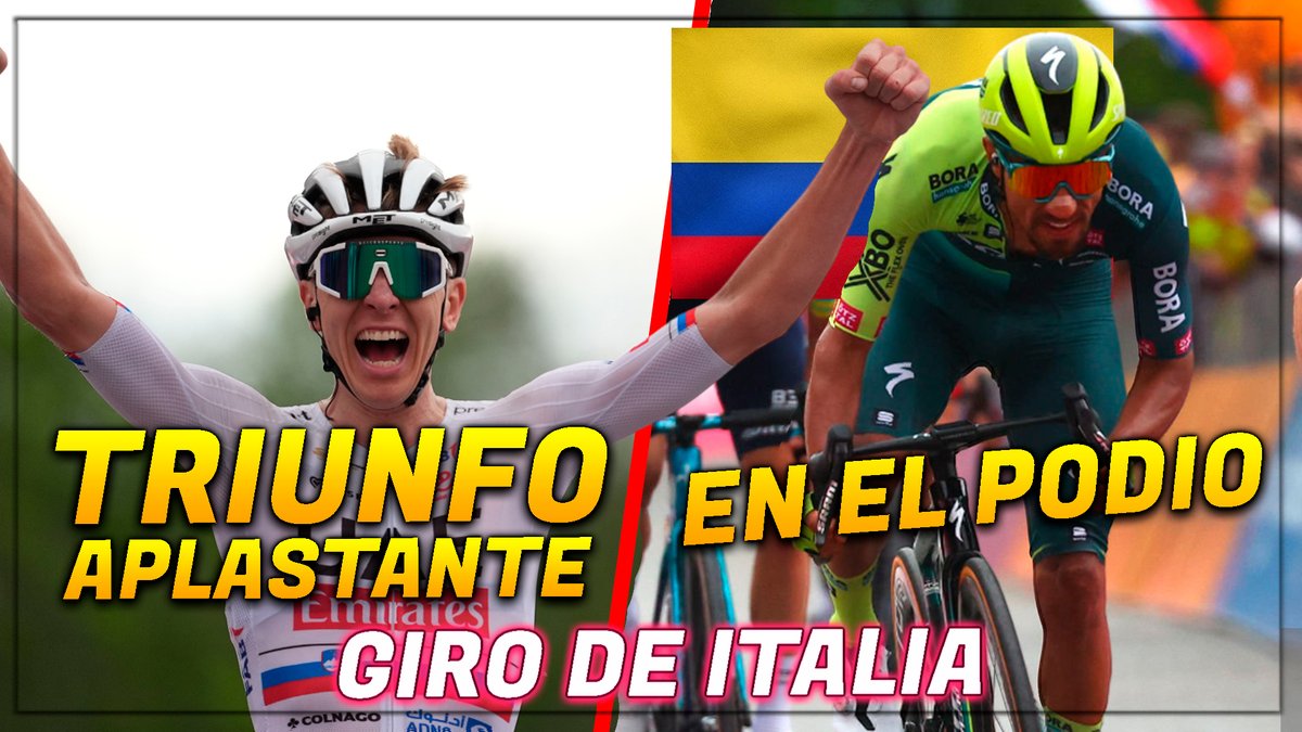 Nuevo video presentado por @BancoGuayaquil Resumen Etapa 2 - POGACAR ARRASA Y DANI es 2.º | Giro De Italia 2024 youtu.be/Bq3YsQ1_zjs👈
