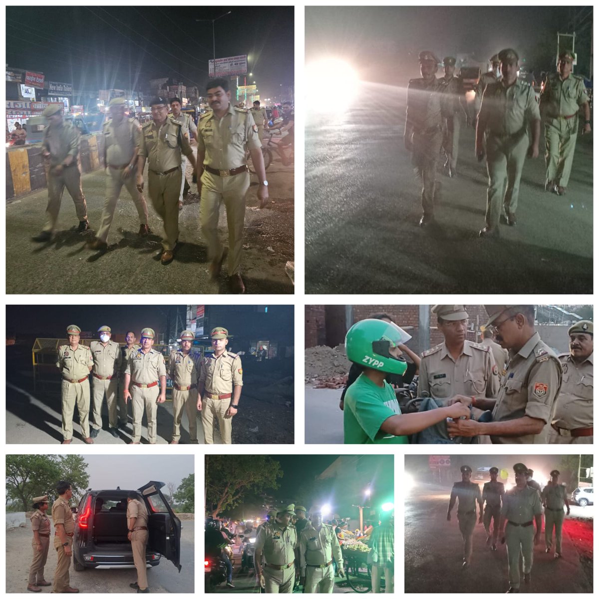 पुलिस कमिश्नरेट गौतमबुद्धनगर के सभी थाना क्षेत्रों में सुरक्षा व्यवस्था के दृष्टिगत पुलिस बल द्वारा पेट्रोलिंग कर चेकिंग की जा रही है !         

'आपकी सुरक्षा हमारी जिम्मेदारी' 
#NoidaPolice #हर_कदम_साथ