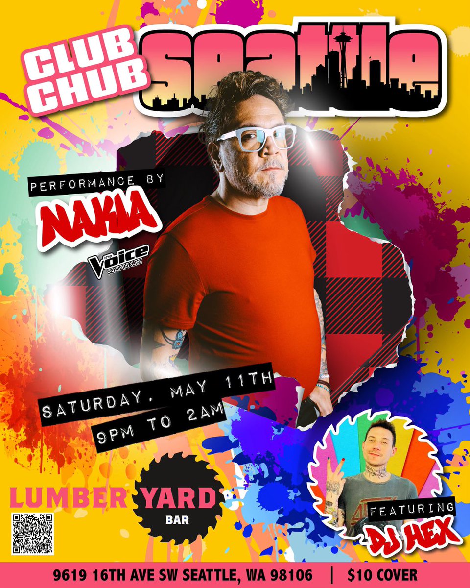 Surprise Seattle! Can’t wait to see all the big boys out for @ChubUsa at Lumber Yard!