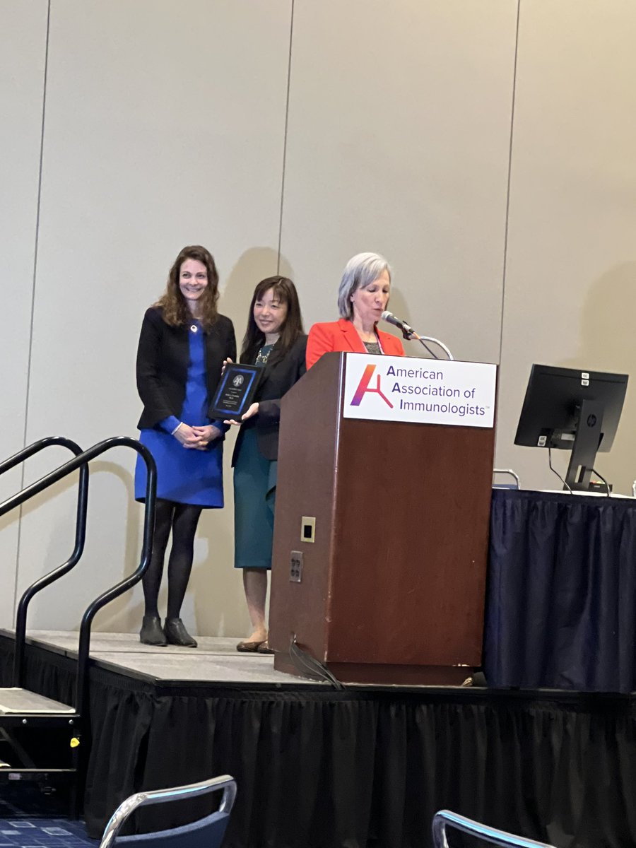 Ruth A. Franklin @RuthFranklinLab alumni of our IMP graduate program was awarded the AAI ASPIRE Award for early-career research accomplishments and professional promise in the field of immunology! Congratulations! #AAI2024