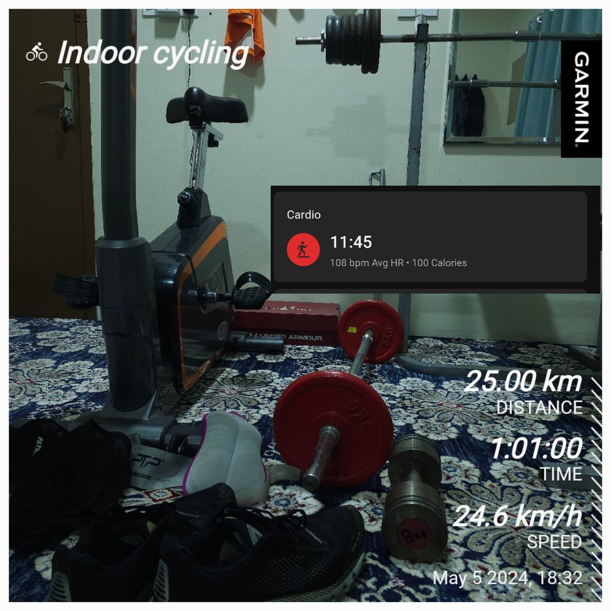 I don't pay attention to the ending of the world,it has ended many times for me and began again in the morning.
#IndoorCycling #Khobar