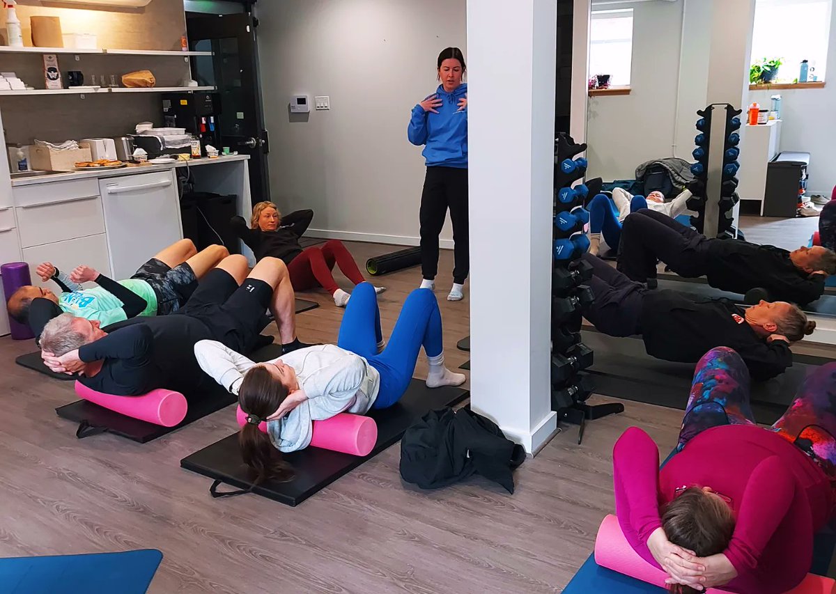 A wonderful session of foam rolling, recovery, and nutrition. Thanks to Brickyard Health for hosting us.