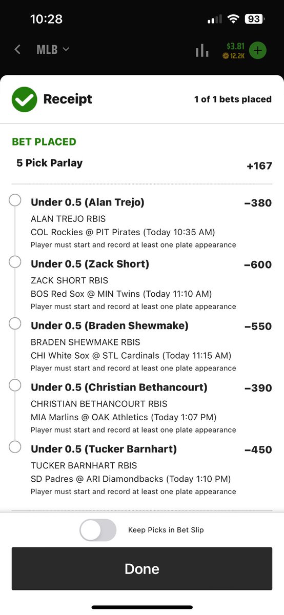 DAY 4 🚨‼️ NO RBI 🪜

$175 —> $468

Big day today yall know what to do 🕯️

#gamblingx #MuteBets 🥷