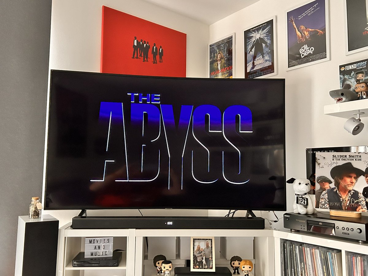 First movie of the night. #NowWatching #theabyss