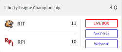 dkaplan46's tweet image. CLOSE GAME ALERT!!

Fourth Q bound and we have a one goal game in the Liberty league title! RPI looking to keep Q3 momentum rolling.

#d3lax stats &amp;amp; scores:
insidelacrosse.com/league/DIII/sc…