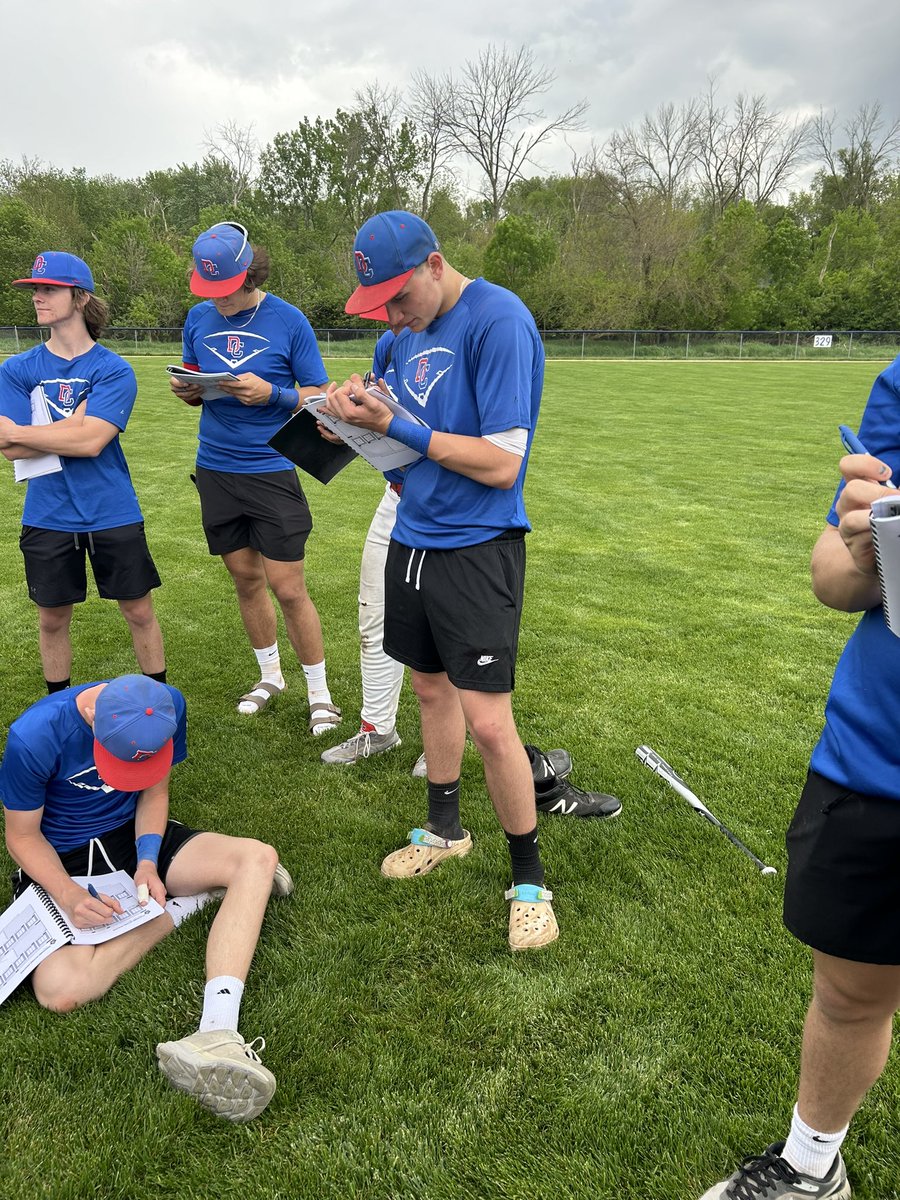 Learning happens with reflection. We use charts from @ABCA1945 to have our guys record every pitch they see during scrimmages and games. Players get a better understanding of the decisions they make at the plate during live at-bats. #GoBlue