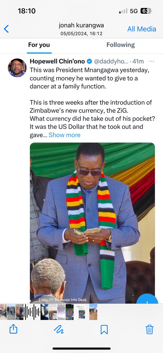 @ZanuPFMabvuku @zeraenergy @MunhuBHO @edmnangagwa @BaShonaBaShona @nickmangwana @CMukungunugwa @marapira_farai @chrissy10charu @TwabicSence @VNgwena1 @Tinoten53374277 ED dsnt even trust zig