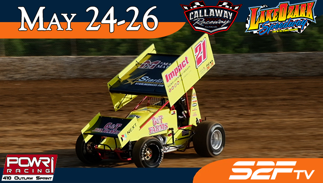 Three-Day/Two-Track Memorial Weekend Swing for POWRi 410 Outlaw Sprint League. Read More: powri.com/news/?i=151853