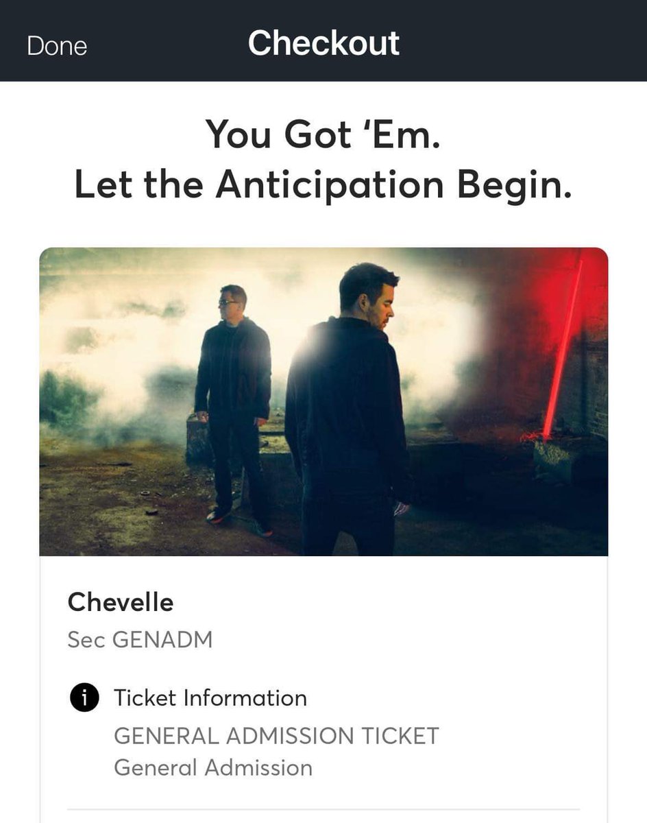 @ChevelleInc SQUUEEEEEE🤘🏼😎 This will be my 9th time seeing them since WWN and still just as excited! They NEVER disappoint 🔥🤌🏼🔥
