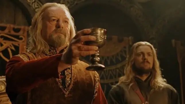 “I would have you smile again, not grieve for those whose time has come. You shall live to see these days renewed. No more despair.” RIP Theoden Bernard Hill