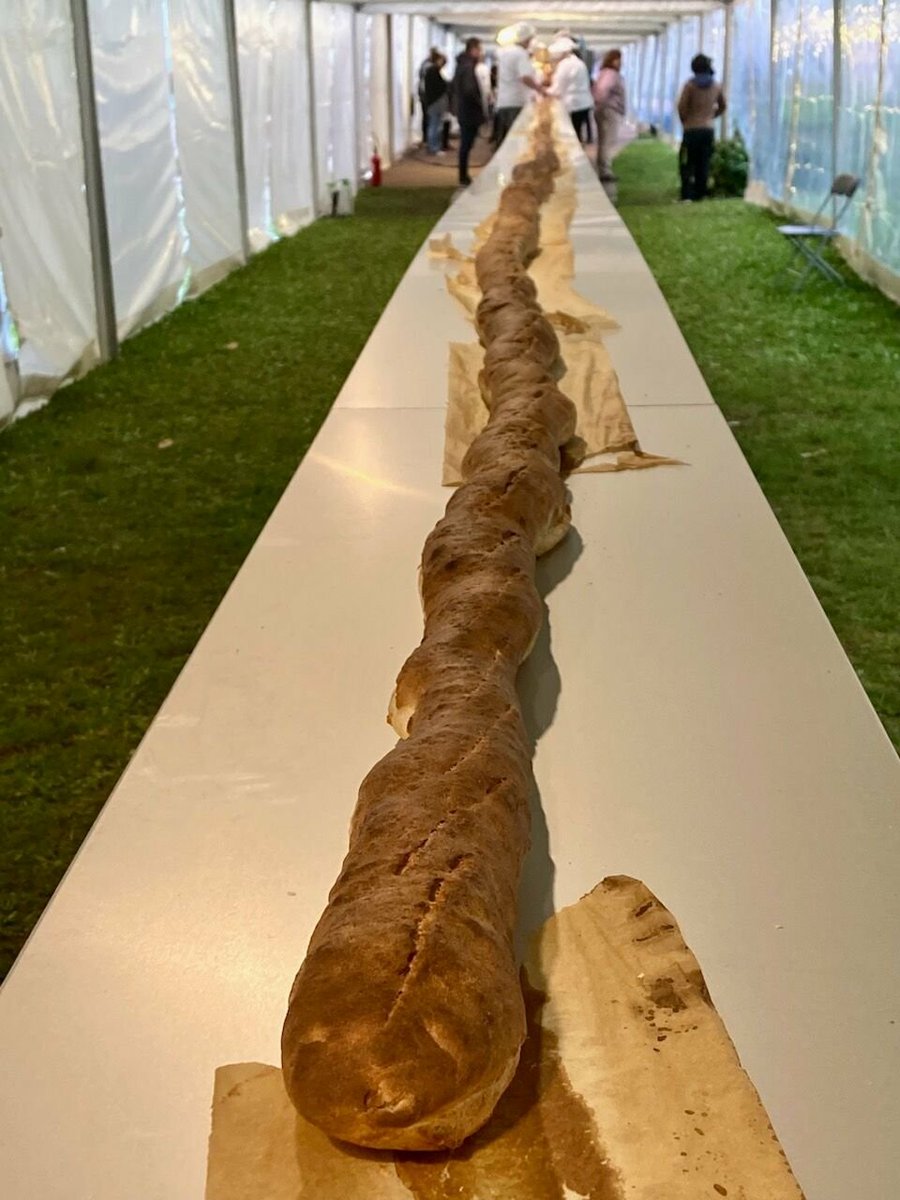 Record battu ! À Suresnes, des boulangers ont cuit la plus grande baguette du monde
➡️ l.leparisien.fr/Eczg