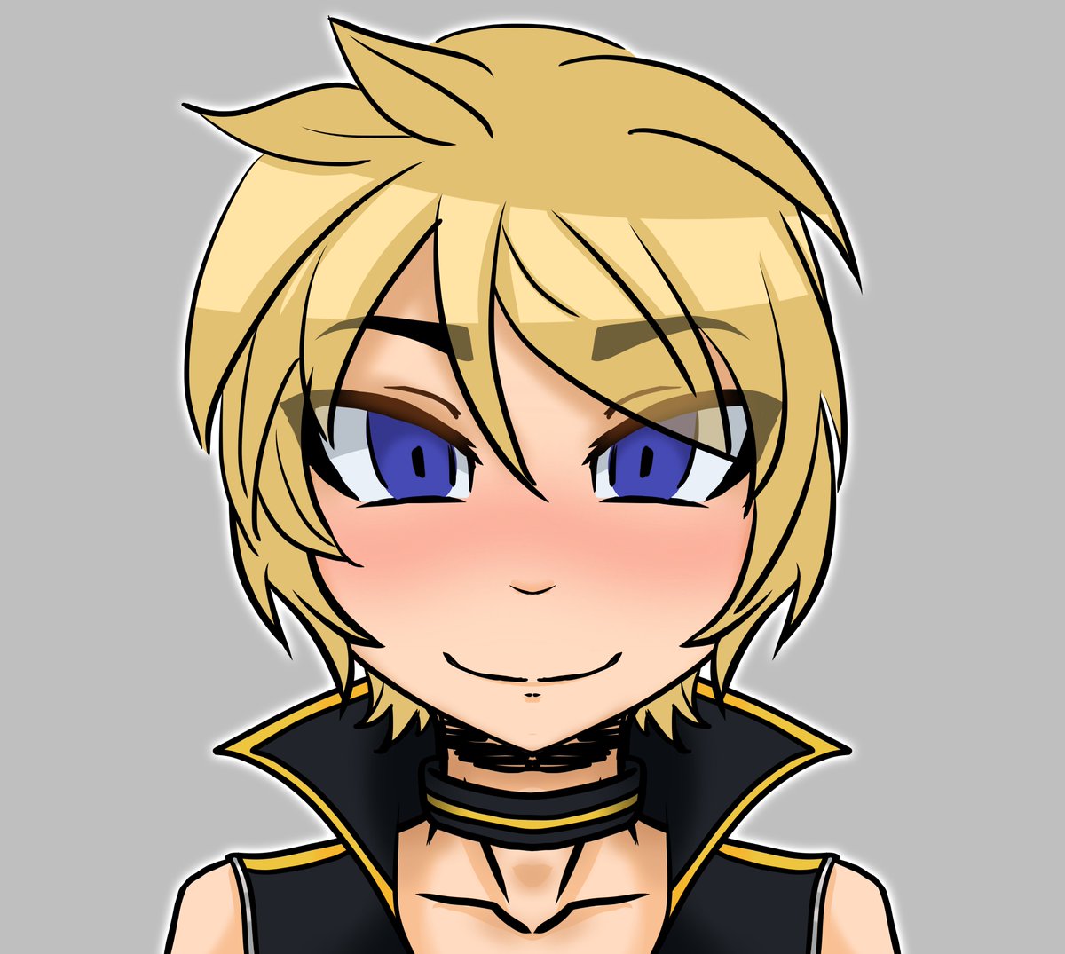 day 5 of #LenWeek2024 

I turned Pollo into Punkish...
is this considered ''redrawing'' ?

#kagaminelen #evilliouschronicles #鏡音レン