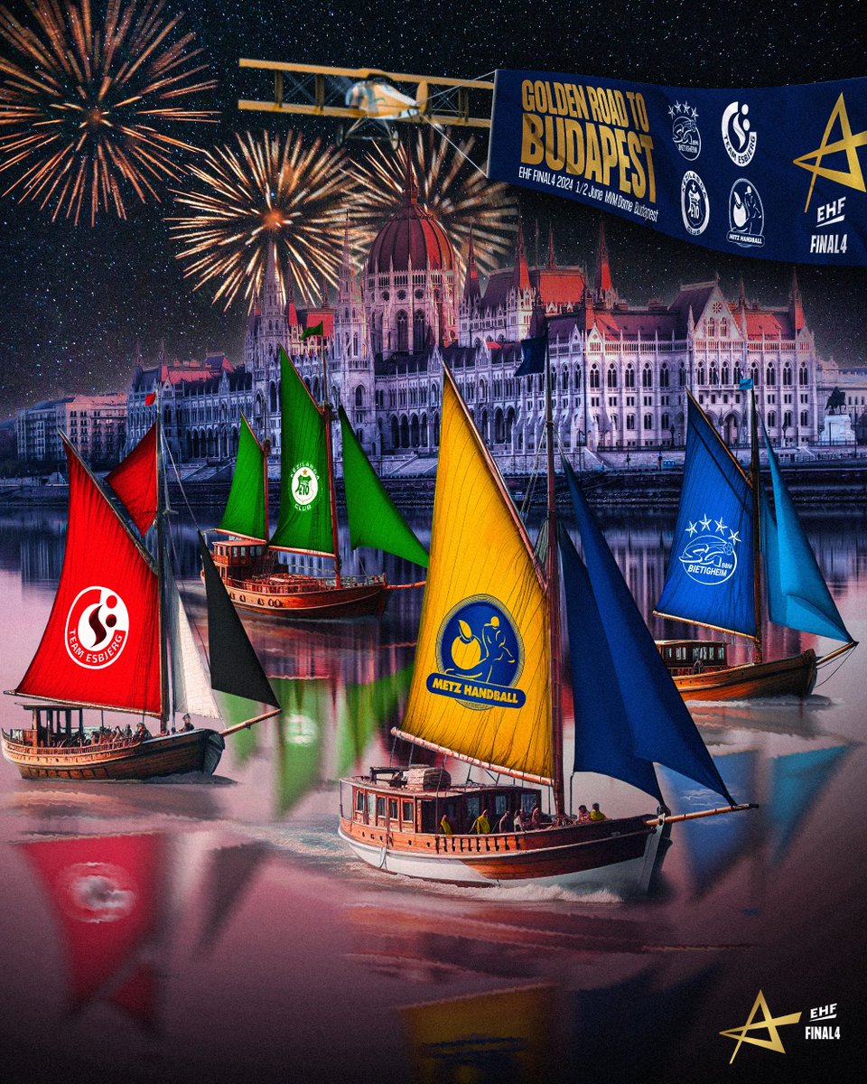 EHF FINAL4 is set 👏and teams are ready to sail the Danube and conquer Budapest 💪

Who will lift the trophy? 👀

#ehfcl #clw #daretorise #handball