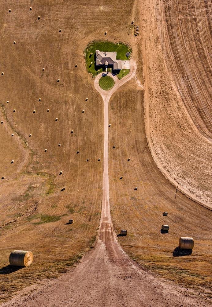 2. Farm with bales by Aydin Buyuktas