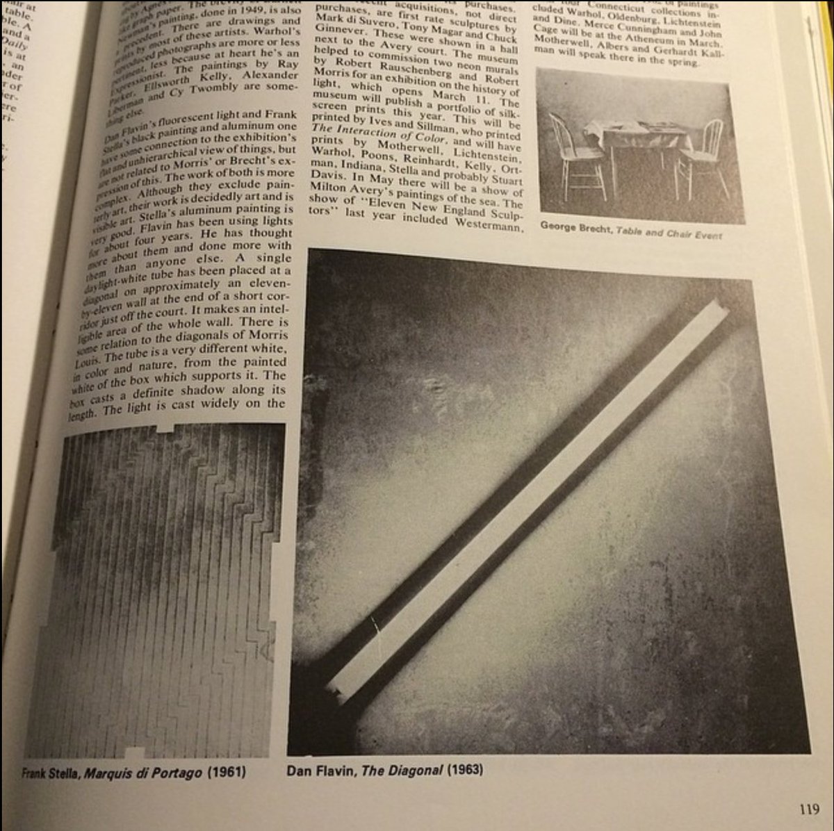Judd reviews Stella and Flavin "Nationwide Reports: Hartford" Arts Magazine, March 1964 @juddfoundation
