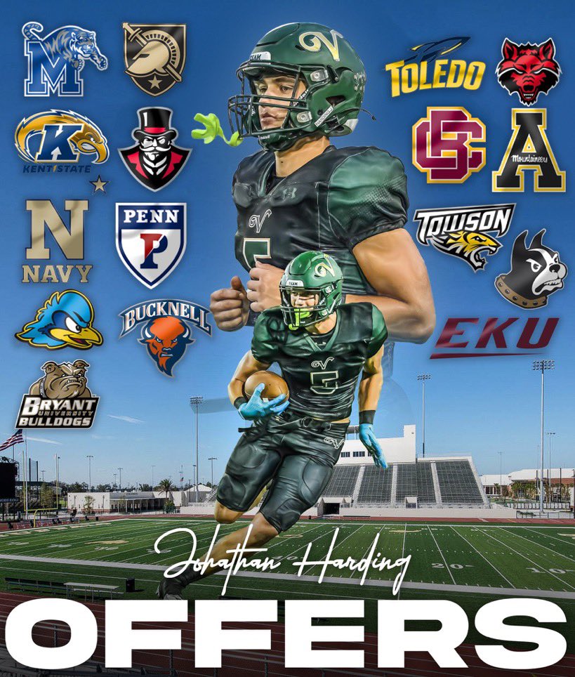 So grateful for my first 16 Division 1 offers! All glory to God! 🙏🏼 “Whatever you do, work heartily, as for the Lord and not for men…” — Colossians 3:23 @314Graphics @VHSFootballFBT @VillagesBuffalo