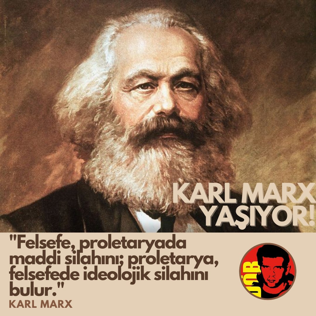 "... Bir devrim, ancak yeni bir
krizin sonucu olabilir; ve krizin geleceği ne kadar kesinse, devrimin geleceği de o kadar kesindir.’’

Proletaryanın öğretmeni, bilimsel sosyalizmin kurucusu büyük devrimci önder karl marx kavgamızda yaşıyor!

#KarlMarx 206 yaşında! 
İyi ki doğdun!