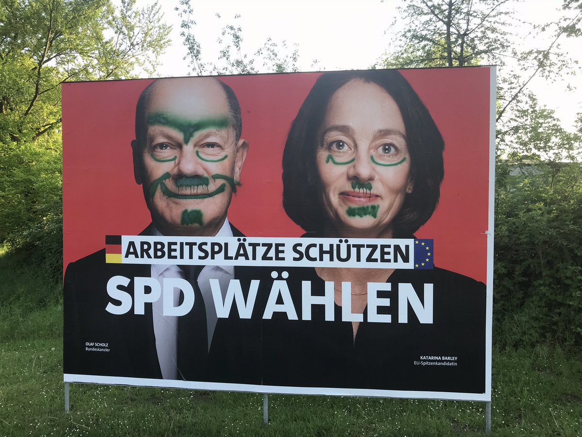 Die neue SPD Wahl Plakat is da ….. sagt alles oder?