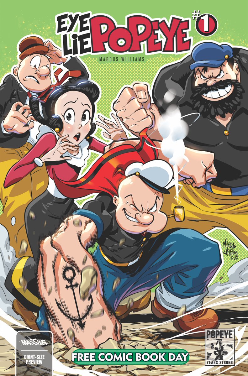 Pullbox Previews Eye Lie Popeye #1- A manga-inspired new spin on a very old Sailor, from @Massivepublish & @KingFeatures #comics #indiecomics #classics thepullbox.com/2024/05/previe…