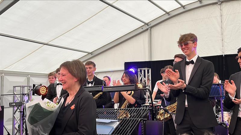Thank you @cheltfestivals for today's fabulous Jazz It Up 2024, we were honoured to take part. Also for paying tribute to our much loved Big Band leader Gill Mew, retiring following her 20th year of Jazz Fest magic 😍 #patesmusic #patesbuzz #wearepates @Jazzwise @jazzfm