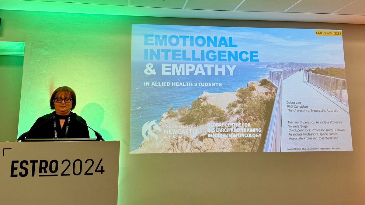 GC_RTRO's tweet photo. We are so incredibly proud of Deb - presenting her PhD research at @estro_radiotherapy in Scotland! 
Such important research that has already gained traction with our colleagues across the globe! 🎓🌏🩵

#ESTRO24 https://t.co/9HSr5rcgEz