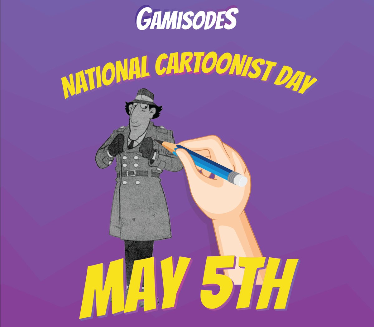 Happy National Cartoonist Day! On duty with Inspector Gadget: where every day is an adventure in doodles and detective work!

#InspectorGadget #NationalCartoonistDay #Comeback #80sCartoons #InspectorGadgetGames #CartoonGames #GadgetFans #ClassicCartoons #GadgetGamers #GameDev