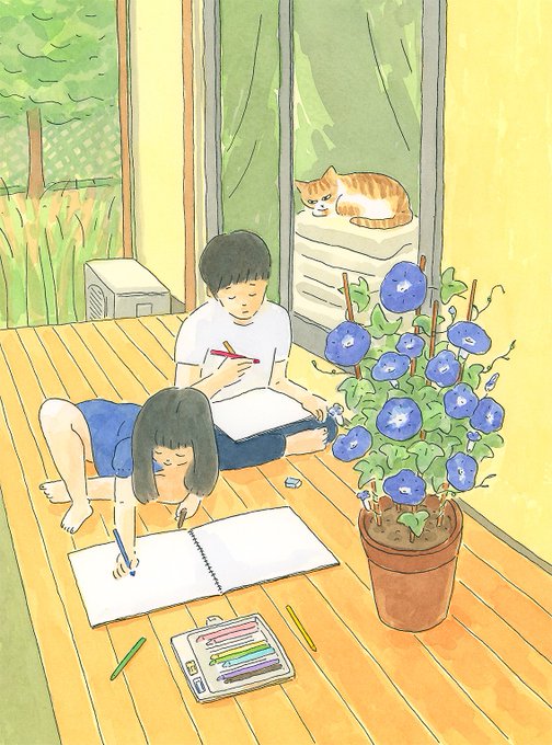 「cat window」 illustration images(Latest)