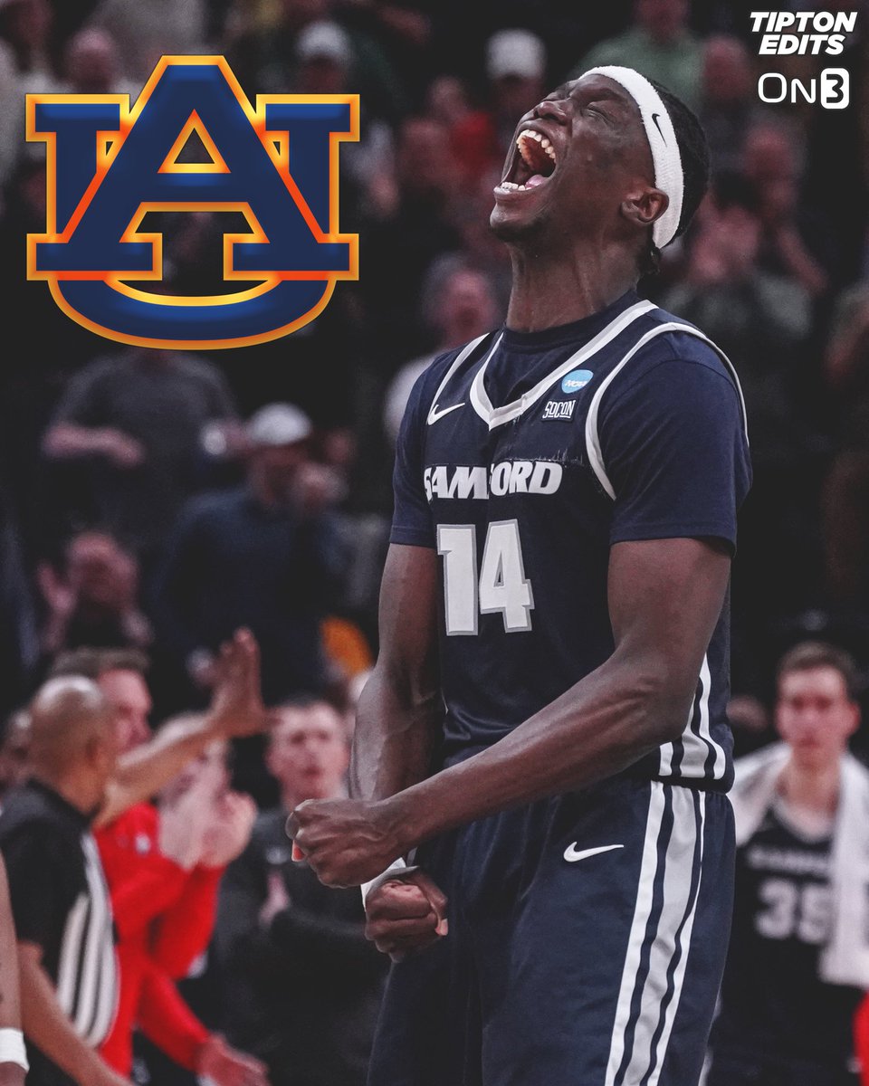 Samford transfer forward Achor Achor plans to visit Auburn this coming week, he tells @On3sports. The 6-8 junior averaged 16.1 points and 6.1 rebounds per game this season. on3.com/news/samford-t…