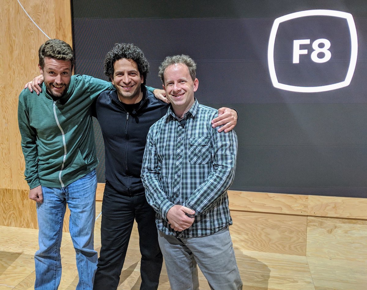 Throwback to this amazing moment exactly five years ago (!!!) with @jeremyphoward & @JasonAntic at F8 where we presented our work on DeCrappification fast.ai/posts/2019-05-…