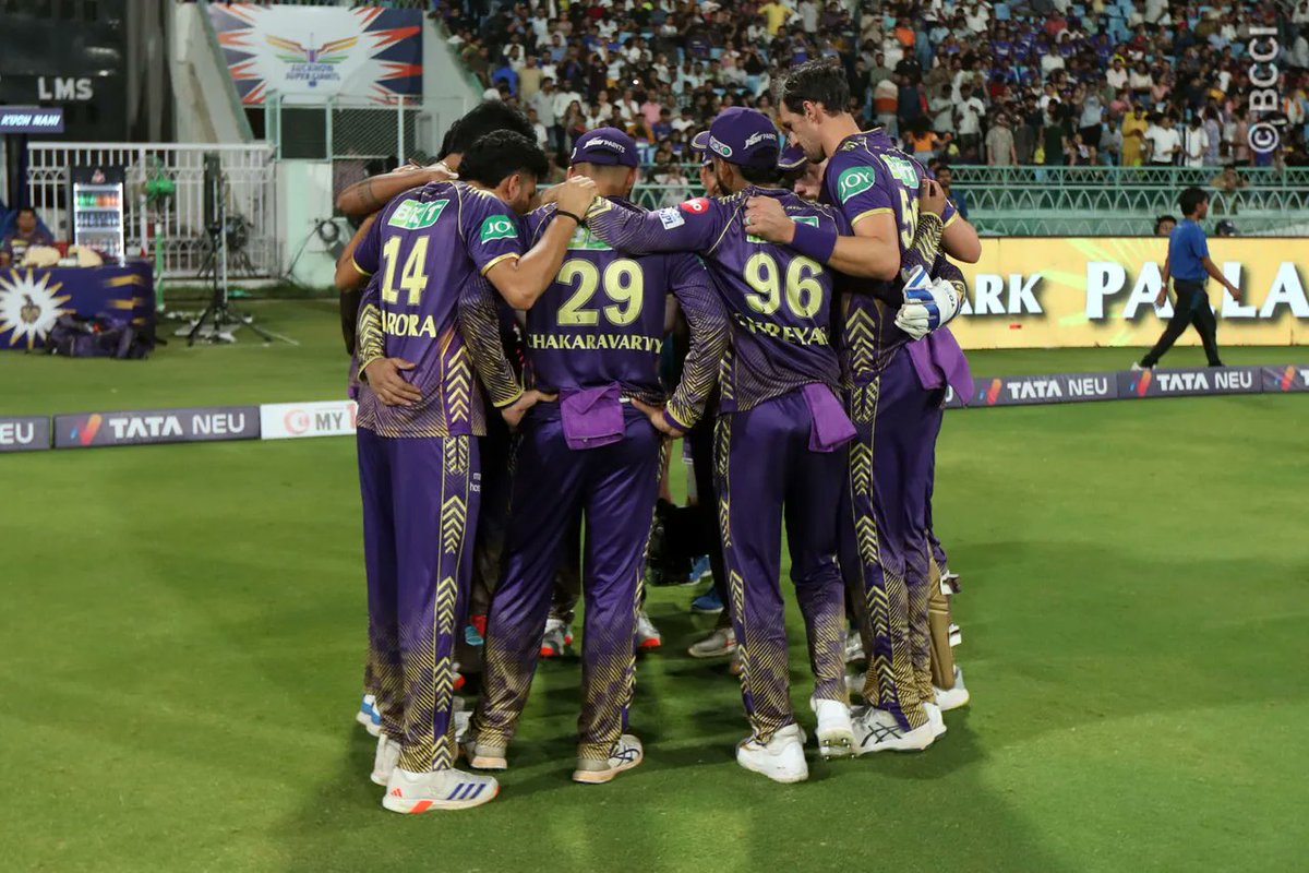 KKR MOVES TO TOP OF THE POINTS TABLE IN IPL 2024. 👌