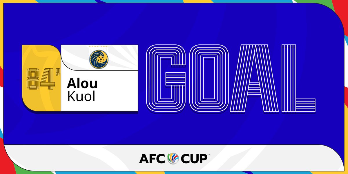 ⚽️ GOAL | 🇱🇧 Al Ahed 0️⃣-1️⃣ Central Coast Mariners 🇦🇺 Alou Kuol breaks the #AFCCupFinal deadlock with less than 10 minutes to go! Watch Live 📺 gtly.to/17p1Vz7UW #AFCCup | #AHDvCCM