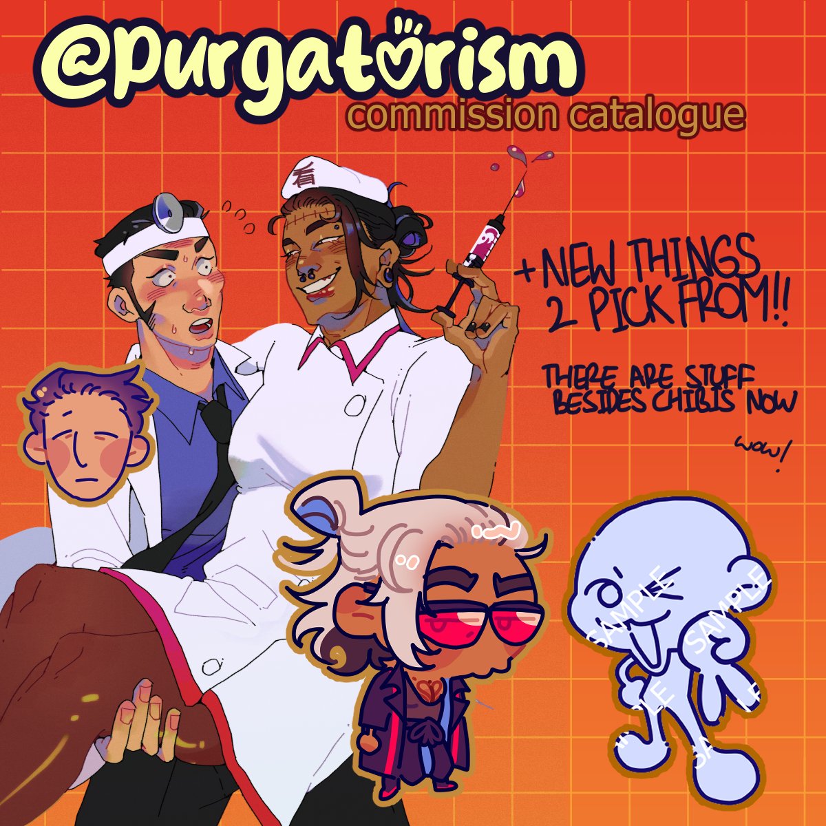 purgatorism's tweet image. Catalogue update! Now I have more varieties in the menu, including YCH 🍓✨
As usual, if you have any questions you're free to contact me either through email at purgatorism@gmail.com, and don't forget to read the TOS below :-)
(1/2)