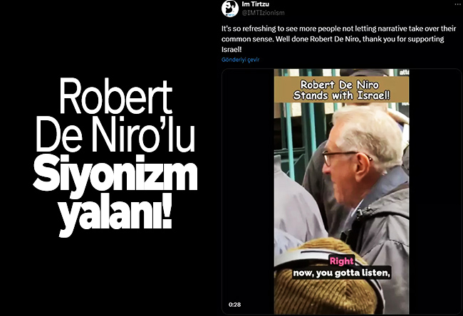 Ali Eyüboğlu : Robert De Niro’lu Siyonizm yalanı!.. Tıkla, Dinle >>> seslimakale.com.tr/videodetay/ali…