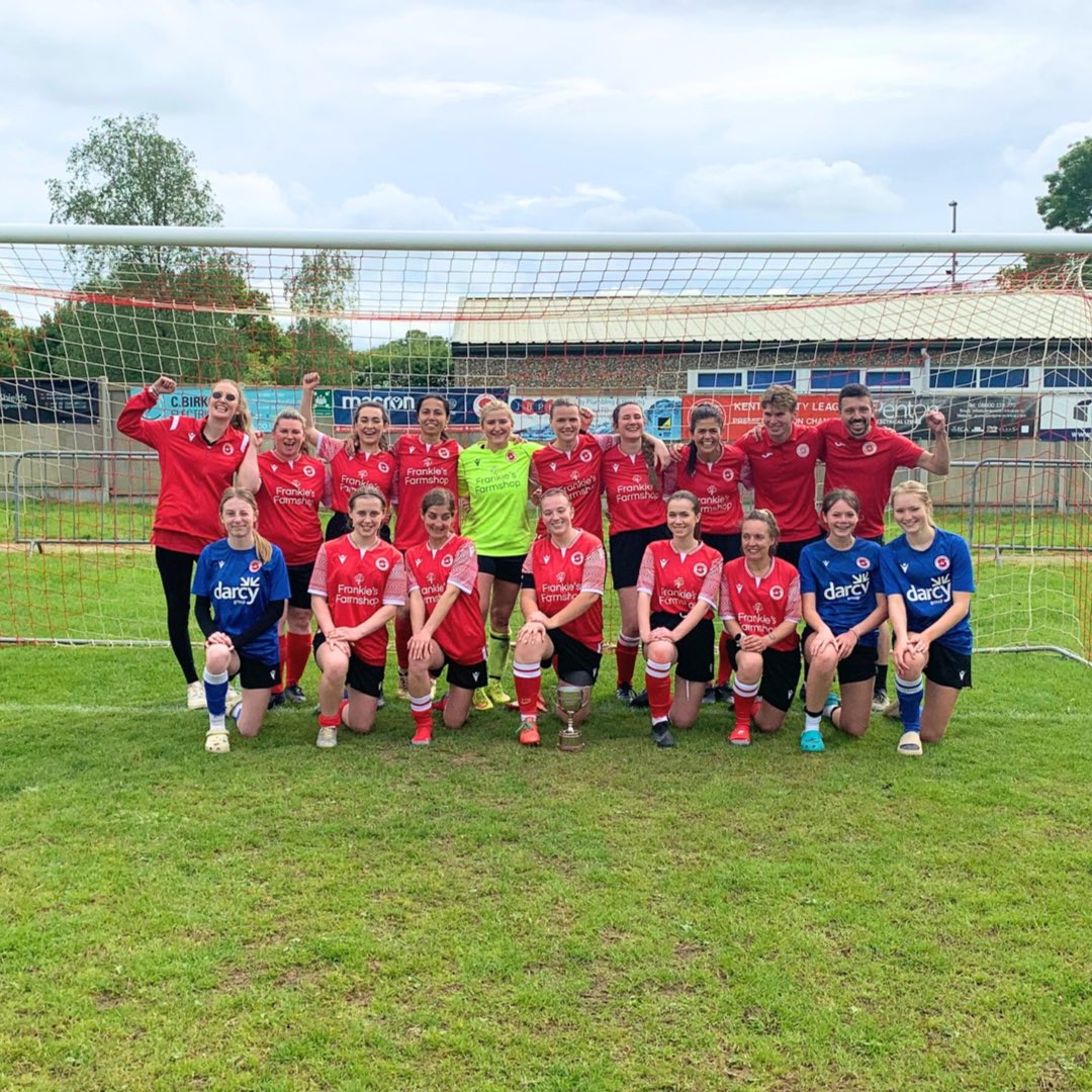 Full-Time! Staplehurst Women 4-0 Staplehurst U18s, in the Mark Kingsford Memorial Cup. That wraps up the Women’s season. A good and close match. Well done to both teams and we looking forward to next season! 👏🏆🎉 Sponsored by Frankie's Farmshop, Staplehurst CEG & FH Dental