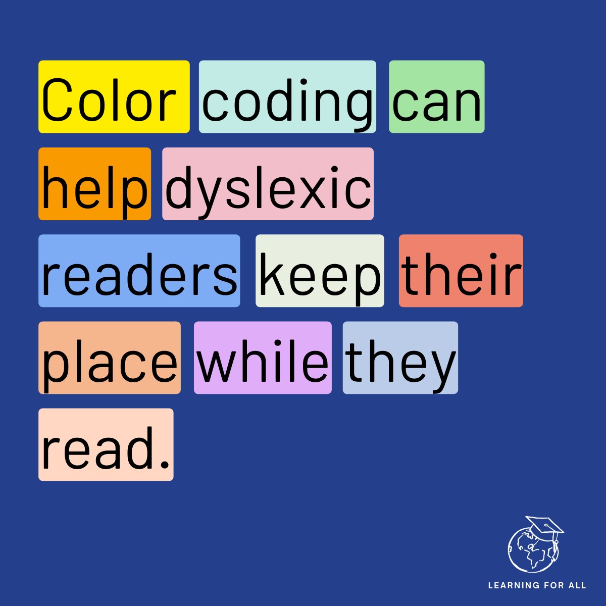 Color coding can make a big difference for dyslexic readers. It can improve focus, word recognition, and comprehension. 🎨✨

#colorcodingfordyslexia #dyslexiaawareness #dyslexia #readingskills #writingskills #dyslexiasupport #dyslexiatutoring #dyslexiatherapy #tutoringservices