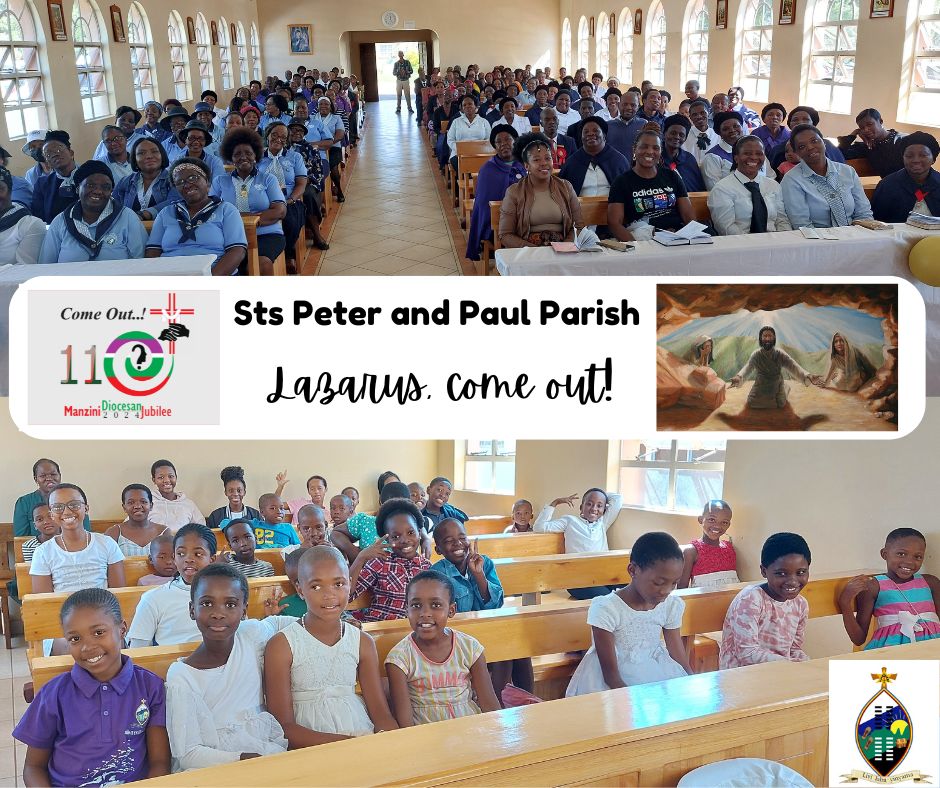 Coming out to Sts Peter and Paul Parish (Kwaluseni) for today's second Mass #eswatini #swaziland