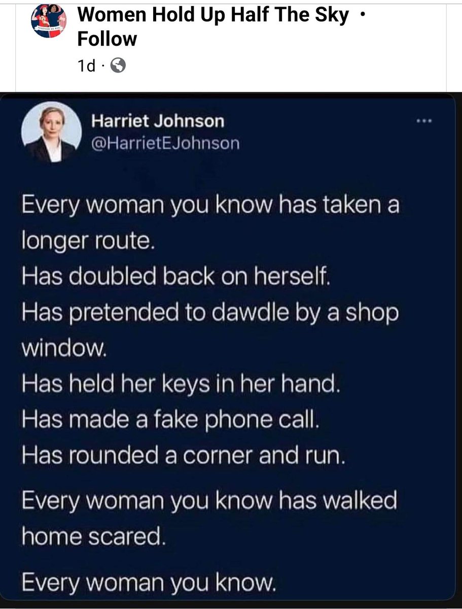 The reality of being a woman...
Why this # exists.

#teambear