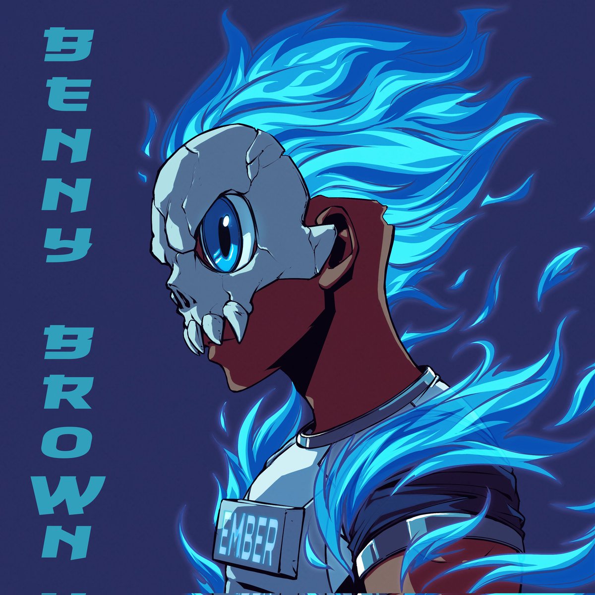 Time for a commission for @bennybrown_nft of his nft but on @Azuki style 🔥 Love the challenge and im waiting to make the next one 😎🔥 if any of you wnat send me a DM